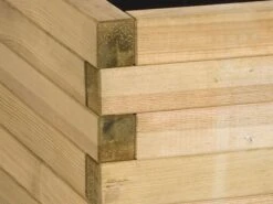 Holz-Pflanzkübel -Gartenbedarfs Geschäft Pflanzkuebel holz detail 1280x1280