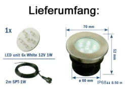 Einbauleuchte 'Brevus' Von Garden-Lights (Art.Nr. 2520601) -Gartenbedarfs Geschäft brevus led 78537 2 1280x1280