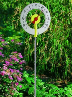 TFA Design-Gartenthermometer 'Köln Red' (Art.Nr. 12205507) -Gartenbedarfs Geschäft gartenthermometer koelnred3 1280x1280