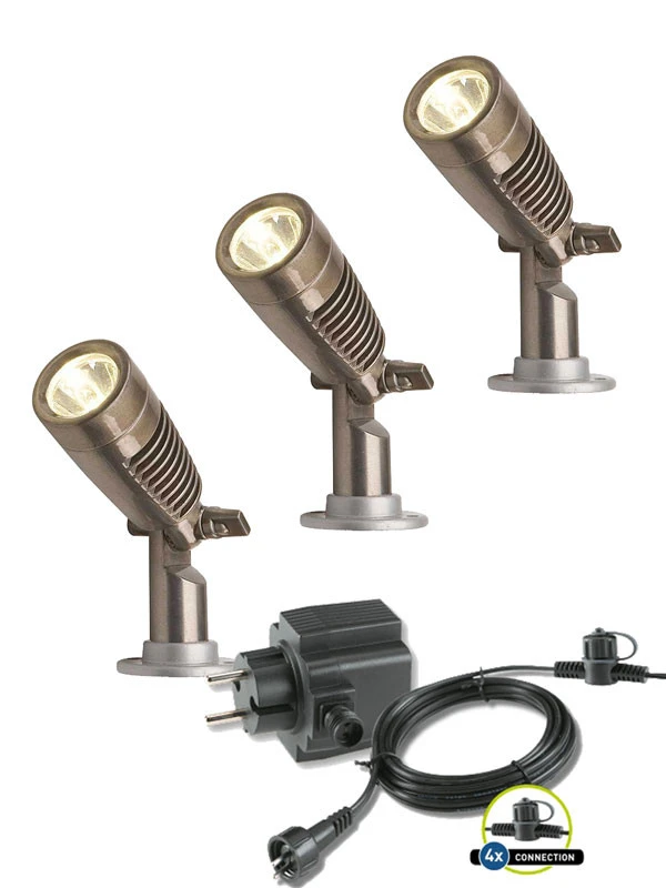 Spotstrahler Komplettset 'Minus' Von Garden-Lights (Art.Nr. 3096123) 1 Spotstrahler Komplettset 'Minus' Von Garden-Lights (Art.Nr. 3096123)