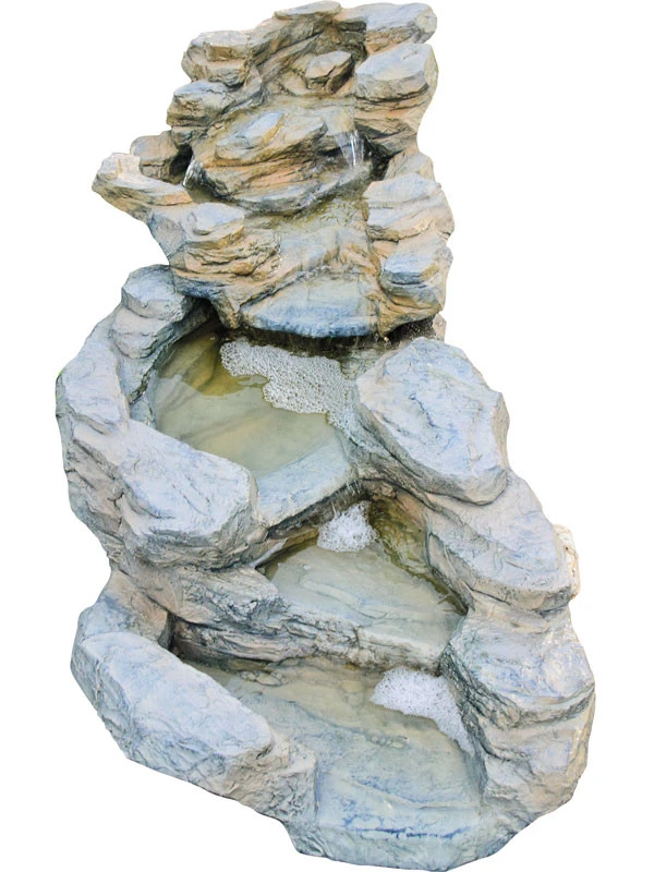 Schiefer-Bachlauf-Set 'Rio Negro' Aus Polystone (Art.Nr. Gr503) 1 Schiefer-Bachlauf-Set 'Rio Negro' Aus Polystone (Art.Nr. Gr503)