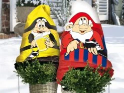 Winterschutz Vlieshaube "schwarz-gelb" (Art.Nr. Vi29135) -Gartenbedarfs Geschäft wintervlieshauben fussball 1280x1280